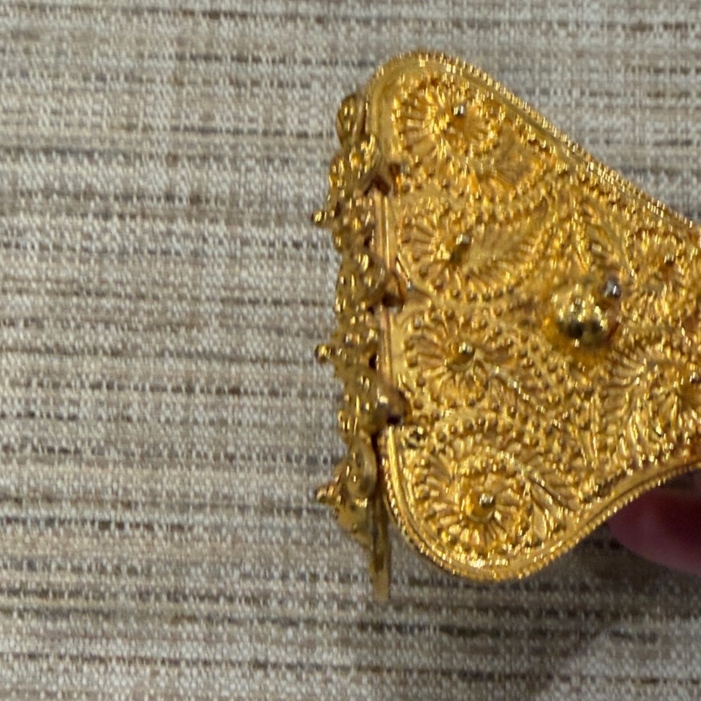 Vintage Ornate Gold Belt Buckle from 1960/70s’ - Picture 5 of 6